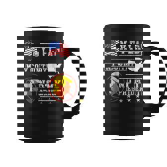 My Flag My Country Not My President Saying Coffee Mug - Thegiftio
