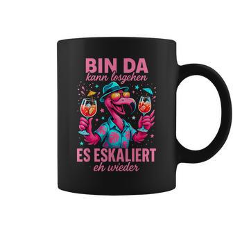 Flamingo Bin Da Kann Losgehen Es Eskaliert Eh Wieder Party Tassen - Geschenkecke