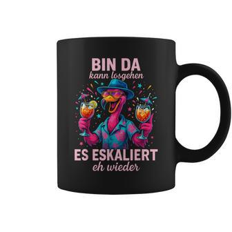 Flamingo Bin Da Kann Losgehen Oktoberfest Lederhosn Party Tassen - Geschenkecke