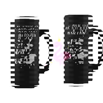 Flamingo Queen Como Una Cuestión De Hechooy Realeza Drama Queen Taza de café - Regaloses