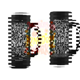 Floral Mother Faith Religion Mom Motherhood Is Kingdom Work Coffee Mug | Mazezy