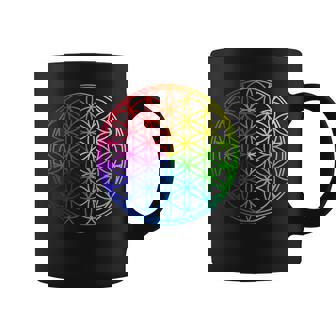 Flower Of Lifeacred Geometry Yogaフラワーオブライフ神聖幾何学瞑想ヨガ コーヒーマグ - Kawaiitshirt