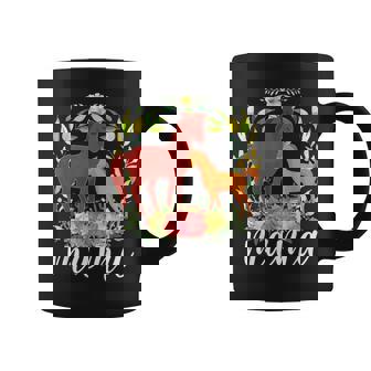 Flowers Mom Horse & Baby Horse Animal Mama Mother's Day Coffee Mug - Monsterry