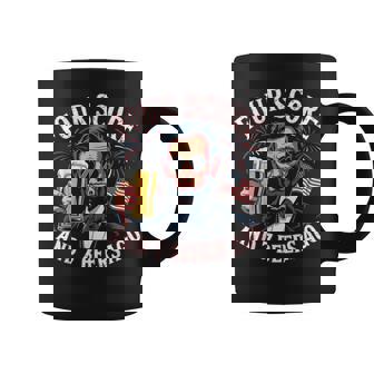 Fourth Of July American Flag Beer Men Coffee Mug | Mazezy