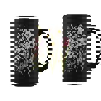 Foxglove Daisy Tulip Wildflower Garden Harmony Coffee Mug - Thegiftio