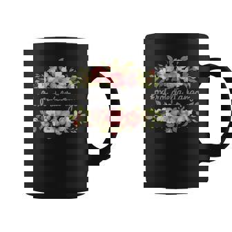 Foxtrot Tango Delta Floral Groovy Vintage Retro Women Coffee Mug - Thegiftio UK