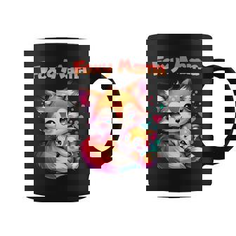 Foxy Mama Mother Daughter Fox Kit Cute Saying Mother's Day Coffee Mug - Monsterry