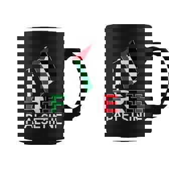 Free Palestine パレスチナ国旗 フリーガザtシャツ コーヒーマグ - Kawaiitshirt