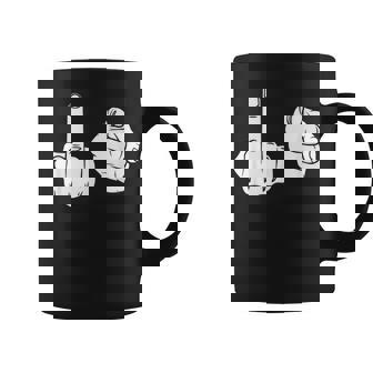 Fuck You シャツ 中指ポインティング Fuk You FUck You コーヒーマグ - Kawaiitshirt