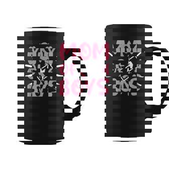 Fun Mom Of 4 Boys Moms With Four Sons Birthday Coffee Mug | Mazezy