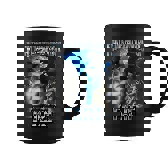 Alpha Wolf Meme If They Talk Behind Back Fart Bootleg Coffee Mug | Mazezy