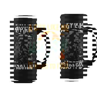 Bigfoot A Guy Like Me Is Hard To Forest Find Coffee Mug - Monsterry