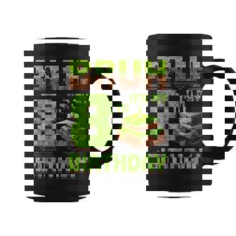 Birthday Boy Bruh It's My 8Th Birthday Game Pixel Coffee Mug - Thegiftio