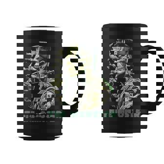 The Bride The Monster Frankenstein Spooky Halloween Coffee Mug - Seseable