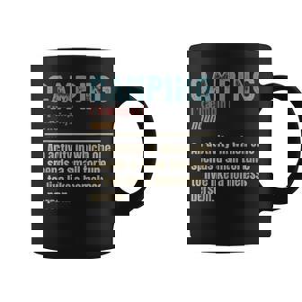 Camping Definition Camper Camp Coffee Mug | Mazezy