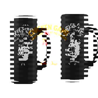 Chicken Game Don't Look At The Chicken Meme Gag Coffee Mug - Monsterry