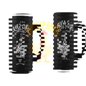 Chicken Game Don't Look At The Chicken Meme Gag Coffee Mug - Thegiftio UK