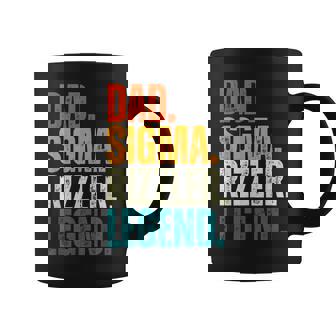 Dad Sigma Rizzler Legend Dad Birthday Fathers Day Coffee Mug - Thegiftio
