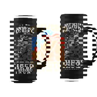 Fireworks Director Bigfoot 4Th Of July Usa Flag Boys Coffee Mug - Monsterry