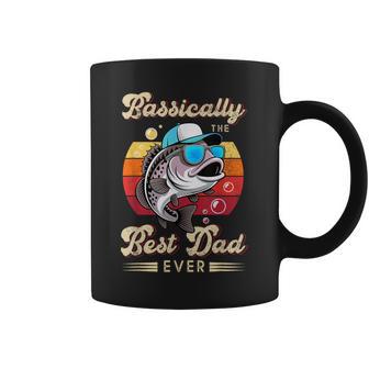 Fisherman Best Dad Ever Bass Fishing Fathers Day Quote Coffee Mug - Monsterry
