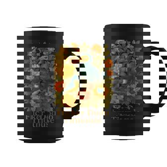 Flicker Dodo Titmouse Vintage Floral Mens Coffee Mug - Thegiftio UK