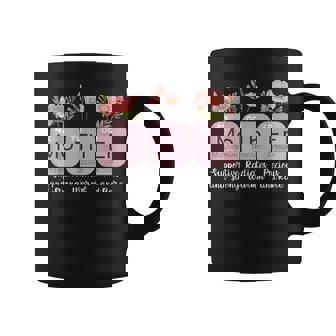Floral Periodic Table Science Mom Coffee Mug - Monsterry