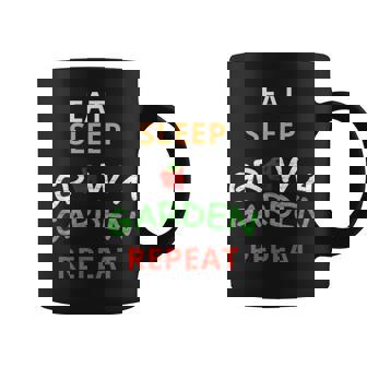 Game Eat Sleep Grow A Garden Repeat Gamer Coffee Mug | Mazezy