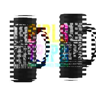 Girls Trip 2025 Making Memories Tie Dye Summer Coffee Mug - Monsterry
