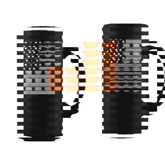 Hotdog American Flag July 4Th Patriotic Summer Bbq Coffee Mug - Monsterry