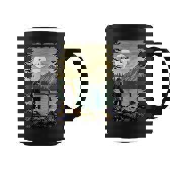 Introvert Bigfoot Sasquatch Loch Ness Monster Bruh Coffee Mug - Thegiftio UK
