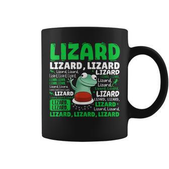 Lizard Button Coffee Mug | Mazezy