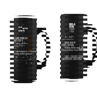 Mom Definition Mother's Definition Birthday Coffee Mug - Monsterry