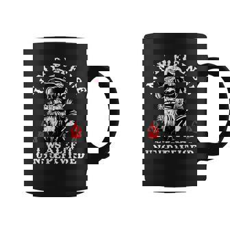 Monkey In My Defense I Was Left Unsupervised On Back Coffee Mug - Thegiftio