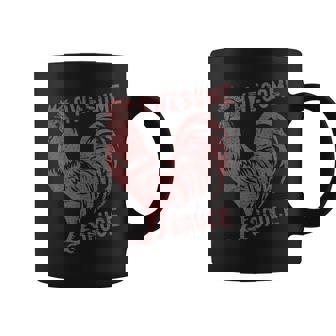 Pets Awesome Sauce With Picture Of Rooster Coffee Mug - Monsterry