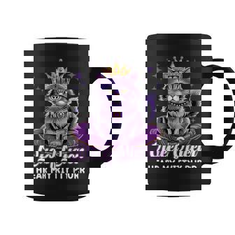 Queef Queen Cat Inappropriate Dirty Adult Humor Jokes Coffee Mug | Mazezy