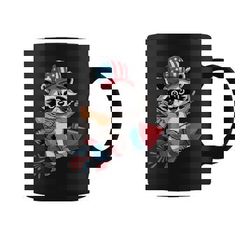 Raccoon 4Th Of July Hot Dog Fourth Of July Coffee Mug - Thegiftio UK