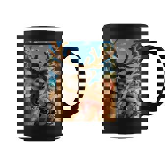 Reindeer Beach Selfie Christmas In July Coffee Mug | Mazezy