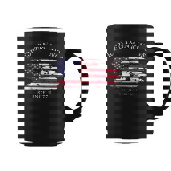 Rejecting Kings Since 1776 Democracy America Us Flag Coffee Mug | Mazezy