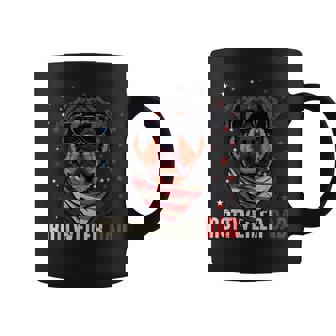 Rottweiler Dad Usa Stars 4Th Of July Fathers Day Coffee Mug - Monsterry