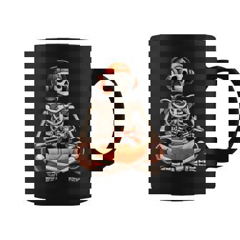Skeleton Video Game Halloween Gaming Gamer Boys Men Coffee Mug - Monsterry