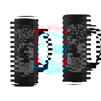 Summerween Red White And Boo 4Th Of July Matching Coffee Mug - Monsterry