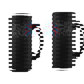 Usa Fireworks Couple Just Here For The Fireworks Coffee Mug - Monsterry