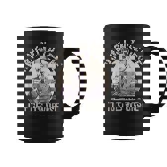 Vintage Hang In There It Gets Worse Sarcastic Humor Coffee Mug | Mazezy