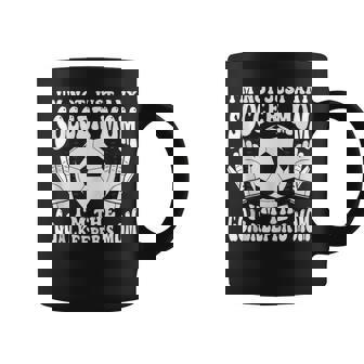 Fútbol Mamá Portero Portero Madre In Mangas Taza de café - Regaloses