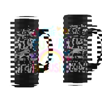 The Future Is Inclusive Rainbow Pride Toddler Lgbtq Coffee Mug - Thegiftio