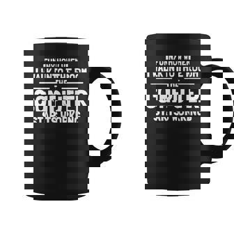 Gadget Informatique Et Technique Amusant Comiquement Charmant Pour Informatique Manche Longue Tasse - Cadeauxyz