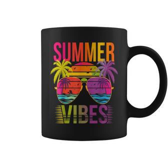Gafas Deolummeribes Con Palmeraummeribesunset Taza de café - Regaloses