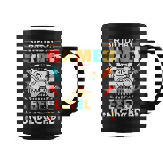 Gamer Level 6 Desbloqueado 6 Cumpleaños Gamer Gaming 6 Años Taza de café - Regaloses