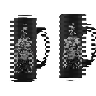 Gay Bear Community Pride Muscle Cub Bear メンズ ゲイパパ コーヒーマグ - Kawaiitshirt