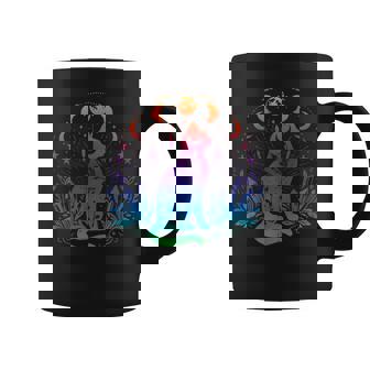 Gay Pride Month Cat Moon Phases Lgbtq Ally Rainbow Women Coffee Mug - Monsterry